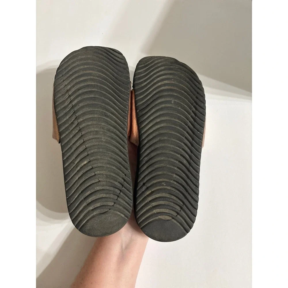 Nike Slides (size 9) Rose Matalic Pink Slides